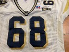 Georgia Tech University Game Worn Used Ncaa Football Russell Jersey Sz  50