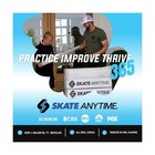 Skate Anytime - Synthetic Ice For Hockey - Skateable Artificial Ice Tiles - B   