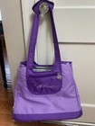 Wilton Purple Craft Bag Tote Large Organizer W  Interior Storage   Zipper - Guc