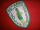 Vietnam War Patch Us Air Force 40th Arrs Jolly Green