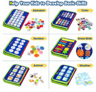Toddler Busy Board     Montessori Sensory Toy For Ages 1-3  Travel   Learning Gift