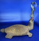 Antique Cast Iron Turtle  Figural Lawn Sprinkler