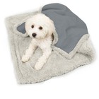 Bedsure Waterproof Dog Blankets For Small Dogs Sherpa Fleece Puppy Blanket