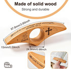 Thumb Book Page Holder Natural Wood One Hand Reading Page Clip