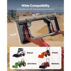 Uimoso 3 8  Skid Steer Mount Plate Quick Cut Out Attachment Adapter Loader Plate