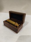 Vintage Brass Spyglass 6 Inch Telescope With Wooden Box Nautical Maritime Gift