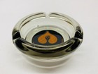 Vintage Sahara Hotel Casino Las Vegas Nevada Round Gray Glass  Ashtray
