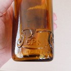 Vintage Pepsi Cola Soda Bottle Amber   Brown New Bern Nc  Pontil Bottom