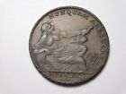 1791 Glasgow Scotland 1 2 Half Penny Coin Conder Token
