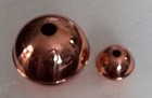 Copper Lightning Rod Balls Pair Roof Home Cabin Decor