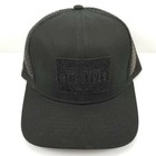 New Tactical Morale Patch Baseball Hat Black Mesh Hook Loop Front Blue Lives Cap