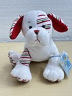 Ganz Webkinz Peppermint Puppy Hm467 White Red Green Plush Dog W  Tag Unused Code