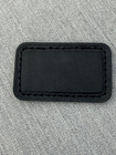 New Tumi Leather Monogram Patch - Replacement - All Sizes - Black