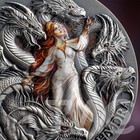 Mythical Hydra The Dragonology 2 Oz Antique Finish Silver Coin Cfa Cameroon 2025