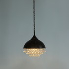 Rustic Industrial Chandelier Crystal Pendant Lighting Ceiling Light Fixture Lamp