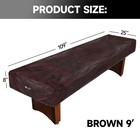 Gse Games   Sports Expert 9  Brown Heavy-duty Leatherette Shuffleboard Table    