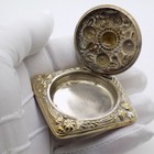 Vintage Italian Handmade Genuine Silver Rare Pill Box   Perfume Bottle