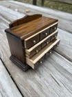 Vintage Dollhouse Concord Miniatures Wood Dresser  Pull Out Drawers