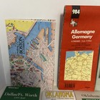 Vintage Maps Misc Us  Germany  Waco  Alabama  Georgia  Boston  Dfw Locations