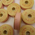 Lot Of 34 Vintage Star Bobbins American Thread Company Usa Paper  Color 90 Pink
