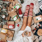 120pack Christmas Labels Stickers 65 X 45mm Christmas Name Gift Label Xmas T   