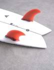 Fcs Ii Power Performance Glass Pg Surf Surfboard Twin Fin Set Xl Picante Orange