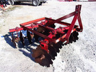 Used International 5ft  3 Pt  Lift Disc Harrow  free 1000 Mile Shipping From Ky 