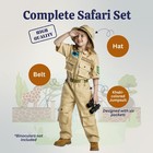 Dress Up America Zookeeper Costume For Kids - Safari Explorer Set Large  Tan