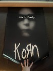 Korn Band Poster Extremely Rare 1996 Life Is Peachy Double Sided Promo