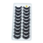 10 Pairs 3d Mink Natural Thick False Eyelashes Eye Lashes Makeup Extension      
