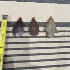Lot Of 3 Indian Arrowheads