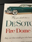 1952 Desoto Fire Dome 8 - Vintage Original Automotive Color Print Ad   Wall Art