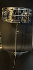Pearl    mirror Chrome    Steel Snare Drum With Ludwig Stand 
