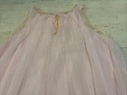 Vintage Nightgown Women   s L Pink Nylon Nightie Babydoll Evette 1960   s Pleated