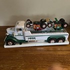 Hess 2022 Flatbed Toy Truck With Hot Rods - Lights   Sounds-new