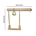 Pet Bird Parrot Swing Bell Parakeet Budgie Cockatiel Cage Hammock Hanging Toys