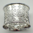 Openwork Napkin Ring Gorham Sterling Silver Mono Am