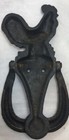 Vintage Antique Style Rustic Cast Iron Rooster Door Knocker 7    L   3 5    Wide