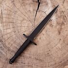 Vintage Ww2 Double-edged V42 Military Knife  Stiletto Dagger Knife With Sheath