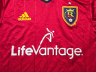 Nwt Adidas 2015 16 Real Salt Lake Red Authentic Mls Soccer Jersey Men s Medium