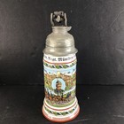 Imperial German Field Artillery Regiment Reservist Beer Stein 1906-09 Cannon Lid