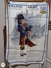 Scottish Linen Tea Towel Amazing Grace Bagpipes Kilt Royal Scotsbar Ware Ons Ex