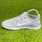 Nike Free Rn 2018 Womens Size 8 Wolf Gray White Athletic Running Shoes Sneakers