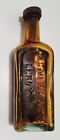 Shiloh s Consumption Cure  Embossed Aqua Bottle  S  C  Wells   Co  Leroy  N y 