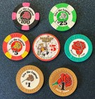  100 25 5 5 1 1  Rou  7 Chip Set  Barbary Coast  Casino Chip Las Vegas Nv