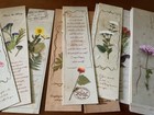 Bookmarks   Lot Of 30   Flower Designs   6 X 1  1 2     New 