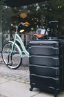 Samsonite Omni Pc Hardside Expandable Luggage With Spinner Wheels  Black  Carry-