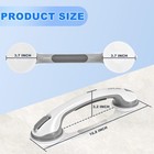 Grab Bars For Bathtubs And Showers 2-piece Set 16-inch Suction Cups Heavy-dut