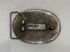 Specs-cork Oval Floral Engraved  dick  Western Men   s Belt Buckle 1991