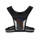 Running Vest Chest Good Elastic Phone Holder Polyester Reflective Vest Durable